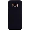 cuzz Custodia Compatibile con Samsung Galaxy S8+(Film di Vetro temperato)Silicone TPU Cover Morbida Protettiva Custodia Ultra Sottile Leggero Cover-Nero