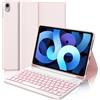 WINCHKING Tastiera per iPad Air 5 Generazione, Custodia con Tastiera per iPad Pro 11, Cover Tastiera Bluetooth Retroilluminata Magnetica Staccabile Italiano per iPad Air 4/5, iPad Pro 11 4/3/2/1 Gen, Rosa