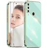 ATISIJIE Cover per Huawei P30 Lite,con 2 Vetro Temperato,Telaio Elettrolitico Custodia Protettiva in Morbido Silicone TPU Cover per Huawei P30 Lite-verde