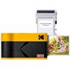 KODAK Mini 2 Era 4PASS Stampante Fotografica Portatile (5.3x8.6cm) (Stampante Fotografica Portatile + 8 Fogli inclusi, Giallo)