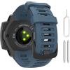 MoKo Cinturino in Silicone Compatibile con Garmin Instinct e Instinct 2 | Cinturino Sostitutivo Regolabile 22 mm, Cinturino Sport Impermeabile e Antitraspirante per Orologi Militari Solar e Tactical