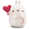NICI peluche MOLANG con palloncino a cuore 12cm bianco - Simpatico peluchetto con imbottitura morbida per giochi e coccole, perfetto come idea regalo per bambini e adulti - 61672