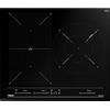 Teka IZF 65320 MSP - Piastra a induzione 4 fuochi Flex (3 + Flex combinata), piastra induzione 60 cm, facile da installare, vetro con lunetta anteriore, con sistema touch control multislider, colore: