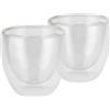 Buddy´s Bar - Barista Edition - Set di 2 bicchieri da espresso a doppia parete/vetro termico, lavabili in lavastoviglie, diametro 6 cm, altezza 6,5 cm, 80 ml, 66220
