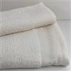 Novia - Set Asciugamani Enrico Coveri 1+1 con Balza Ricamata - Colore Panna, Taglia Unica