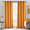 MIULEE Tende Oscuranti per Interni 2 Pezzi, Tenda Giallo Senape Moderna per Soggiorno, Tenda Oscurante Finestra Camera da Letto Salotto, Tende Termiche Isolanti per Interni con Anelli, 2x 140x260 CM