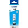 EPSON RICARICA INCHIOSTRO ORIGINALE 106 CIANO PER EPSON ECOTANK 70 ml - EPSON - C13T00R240