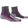 X-Bionic X-Socks Trek Outdoor Low Cut Calze da Trekking, Donna, Anthracite/Fuchsia, 39/40