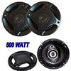 B-black® COPPIA CASSE AUTO 500W ALTOPARLANTI 2 VIE TWEETER OFF 16 CM SPEAKER