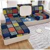 ZZDZW Copriseduta Divano 1/2/3/4 Posti Coprisedile per Divano Copridivano Elasticizzato con Penisola Copri Federa per Cuscino per Divano del Sedile jacquard Protezione ( Color : #2 , Size : 4 seats Cover La