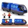HOTUT Locomotiva ad Azione a Batteria (Connessione Magnetica), Rail Treno passeggeri, Trenino Elettrico per Bambini Trenino Giocattolo, Set di proiettili per Motore Compatibile con Thomas e Brio