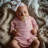 JIZHI Reborn Dolls 20 pollici Reborn Ragazze Carine Corpo Morbido Bambole neonate Realistiche Bambole che Dormono con Vestiti e Accessori Giocattolo Bambola rosa carina della vita reale