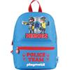 DOHE Mochila Escolar Infantil, Zaino Scuola Unisex-Bambini e Ragazzi, Playmobil Police Team, 24,5x33,5x10,5