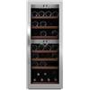 mQuvee Cantinetta vino a libera installazione WineExpert 38 Inox, capacità 38 bottiglie, 2 zone di temperatura 5-20°C, altezza 104 cm