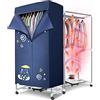 CABINE Electrici Di Abiti Portatile Asciugatrice da 1000W 1000W Assiccante Riscaldata Caricamento Del Rastrelliere da 20 Kg a Doppio Strato/a