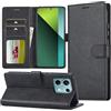Yichxu Cover per Xiaomi Redmi Note 13 Pro 5G Custodia Pelle Premium Portafoglio,[RFID Blocking] [Carta Fessura] [Supporto Stand] Magnetica Protezione Libro Flip Cuoio Protettiva Caso, Nero