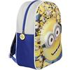 FNX Zaino ufficiale per la scuola dei bambini con Minions 3D Cattivissimo Me, borsa carina e comoda per bambini, perfetta per scuola materna, asilo e viaggi, Blu, 32cm x 25cm x 12cm