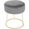 Bizzotto Pouf Clarissa grigio chiaro D35