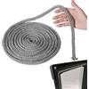 Suitedget 1 Pezzi Guarnizione Stufa a Legna Guarnizione Camino Guarnizione Vetro Stufa a Pellet Corda per Camino Guarnizione Stufa Guarnizione Stufa a Pellet 12mm x 3M Guarnizione per Porta Stufa per Camini