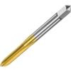 QUARKZMAN M6 x 1 Maschi per Filettare Metrica H2, 100mm Extra Lungo Rivestimento Titanio Acciaio ad Alta Velocità 6542 Flauto Dritto Fresatrice Filettatura Maschiatrice Utensile Riparazione