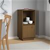 KTHLBRH madia soggiorno mobiletti cucina mobiletto cucina Credenza Miele 38x35x80 cm in Legno Massello di Pino Adatto a soggiorno, sala da pranzo, camera da letto, cucina