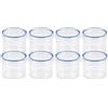 LocknLock Lock & Lock, Contenitore Rotondo, Plastica Trasparente, 150 ml