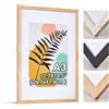HOUSE DAY set di 1 cornici A3 - Cornice nera 30x42cm in legno, cornice per poster in plexiglas, cornice per poster, cornice per documenti per poster moderni, cornice per foto in MDF
