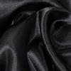 NIANTONG Raso Satinato Seta Usato per Pigiama Cappello Dormire Biancheria Intima Tovaglia Eventi per Matrimoni Feste 150 Cm di Larghezza Venduto al Metro(Color:Nero)