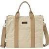 VASCHY Tote Bag,Borsa Donna Grande Borse Università Donna Borsa a Tracolla Donna Elegante 13L Capacità Shopping Bag Donna Borsa Mare Viaggio Lavoro Ufficio Scuola Khaki