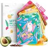 ZealSea maschere viso donna, set 7 giorni di maschere in tessuto (varietà) per idratazione profonda & glow, self-care quotidiana, idea regalo, momento in famiglia, teen/bimbi/ragazze, per ogni pelle
