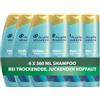 Head & Shoulders DermaxPro, shampoo antiforfora, lenitivo, per uomini e donne (6 x 360 ml), con estratto di cactus, aloe e vitamina E, attivo contro prurito e secca del cuoio capelluto
