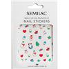 Semilac 04 Adesivi per unghie Semilac Tema Natale 3D