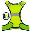 Uncle Paul Pettorina catarifrangente, sicurezza per ciclismo, passeggiate, sport, alta visibilità, per adulti e bambini, con tasca per il trasporto , Uomo, Yellow