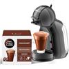 NESCAFÉ DOLCE GUSTO Krups Mini Me, Macchina per Caffè Espresso e Altre bevande in capsula, Automatica, Black and Grey + Chococino cioccolata 96 capsule