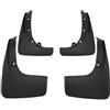 CRTQNS Paraspruzzi Per Toyota RAV4 2000-2005, 4 Pezzi, Nero, ABS, A Vite, Parafanghi Anteriori E Posteriori