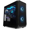 OVERCLOCK Advance 7 - PC gaming i7 14700F, Rtx 4060 Ti 8Gb GDDR6, Ram 32Gb DDR4 3600Mhz, SSD 1000 Gb NVMe, Dissipatore a Liquido 240mm, Windows 11 Pro, Pc desktop gaming, 20 core, fino a 5.40Ghz