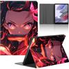 LunarDrift Custodia Cover per Apple iPad (2020)/8th Gen/7/9th Gen 10.2'' Anime Kamado Nezuko Tablet con Supporto Protettiva Multi-Angoli Regolabile Soft Sottile Antiurto Holder Flip in pelle PU, 03