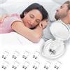 xlwen 10PCS Tappo Antirussamento,xlwen Divaricatore Per Naso, Aiuto Contro Il Russamento Per Uomini e Donne, Antirussamento, Riutilizzabile, Con Scatola Per Riporre, Cerotti Nasali, Respirare Meglio