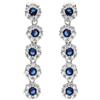 Ottaviani bijoux Orecchini da donna in ottone con cubic zirconia cm 3,6