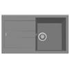 Plados AM8610-N4 Lavello 1 Vasca con Gocciolatoio Reversibile Serie Elegance 86-10 finitura N4 URBAN GREY