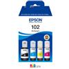 Epson Tinte 102 EcoTank C13T03R640 4er Multipack (BKMCY) bis zu 6.000 Seiten