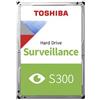 Toshiba S300 Surveillance disco rigido interno 2 TB 5400 Giri/min 128 MB 3.5 Serial ATA III