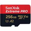 Sandisk CARD 256GB SanDisk Extreme PRO microSDXC 200MB/s + Adapter