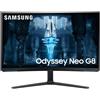 Samsung 32'' (3840x2160) Samsung LS32BG850NPX Gaming 240Hz 1ms Mini-LED + Quantum HDR 2000, Freesync Premium Pro, G-Sync Compatible UHD Black/White