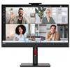 Lenovo 68,6cm/27 (2560x1440) Lenovo ThinkVision T27hv-30 16:9 QHD IPS 4ms 75Hz HDMI DP USB-C Speaker Pivot Black