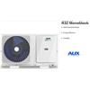 POMPA DI CALORE MINI CHILLER MONOBLOCCO AUX R-32 8 KW AD ALTA EFFICIENZA INVERTER A+++A++.AL-H27/NDR3H U