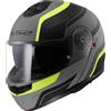 LS2 Casco Modulare LS2 Strobe 2 Monza Nero Opaco Giallo