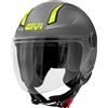 Givi Casco Moto Jet GIVI 11.7B Titanio Opaco Giallo