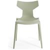 Kartell - Sedia impilabile Re-Chair - Verde - Tecnopolimero termoplastico riciclato - Designer Antonio Citterio