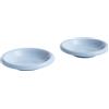 Hay - Ø 20 x H 4 cm - Set di 2 Barro - Blu - Gres - Designer Pereira Office